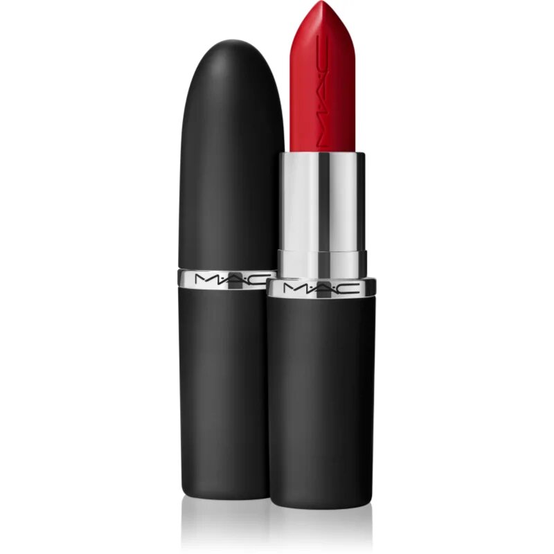 MAC Cosmetics MACximal Sleek Satin Lipstick kremasta vlažilna šminka odtenek Brave Red 3.5 g
