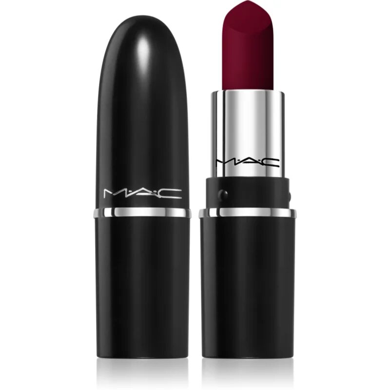 MAC Cosmetics MACximal Sleek Satin Lipstick Mini satenasta šminka za popoln videz odtenek CENTRE OF ATTENTION 1.5 g