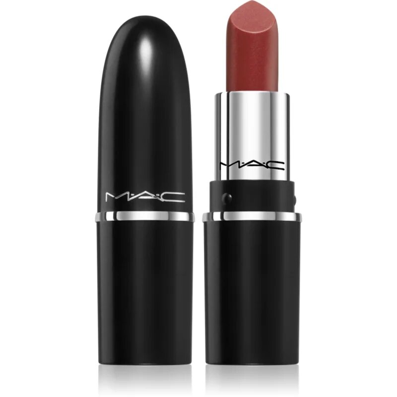 MAC Cosmetics MACximal Sleek Satin Lipstick Mini satenasta šminka za popoln videz odtenek CREME IN YOUR COFFEE 1.5 g