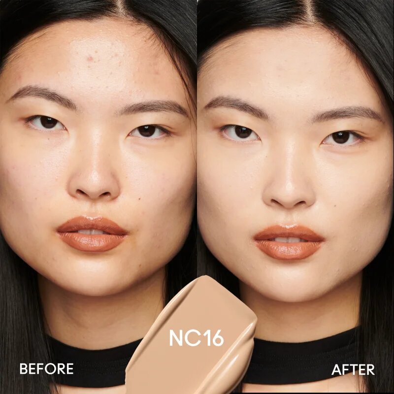 MAC Cosmetics Mini Studio Fix Fluid SPF 15 24HR Matte Foundation + Oil Control matirajoči tekoči puder SPF 15 odtenek NC16 15 ml