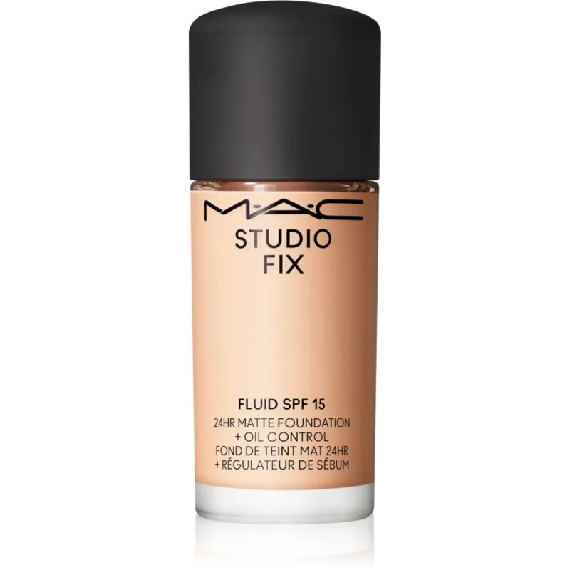 MAC Cosmetics Mini Studio Fix Fluid SPF 15 24HR Matte Foundation + Oil Control matirajoči tekoči puder SPF 15 odtenek NW13 15 ml