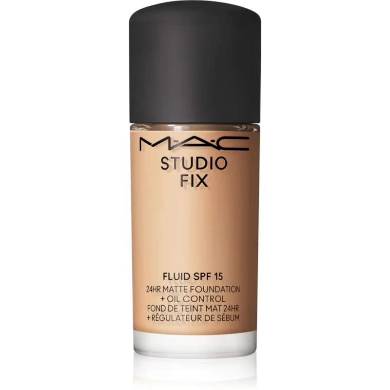 MAC Cosmetics Mini Studio Fix Fluid SPF 15 24HR Matte Foundation + Oil Control matirajoči tekoči puder SPF 15 odtenek NW15 15 ml
