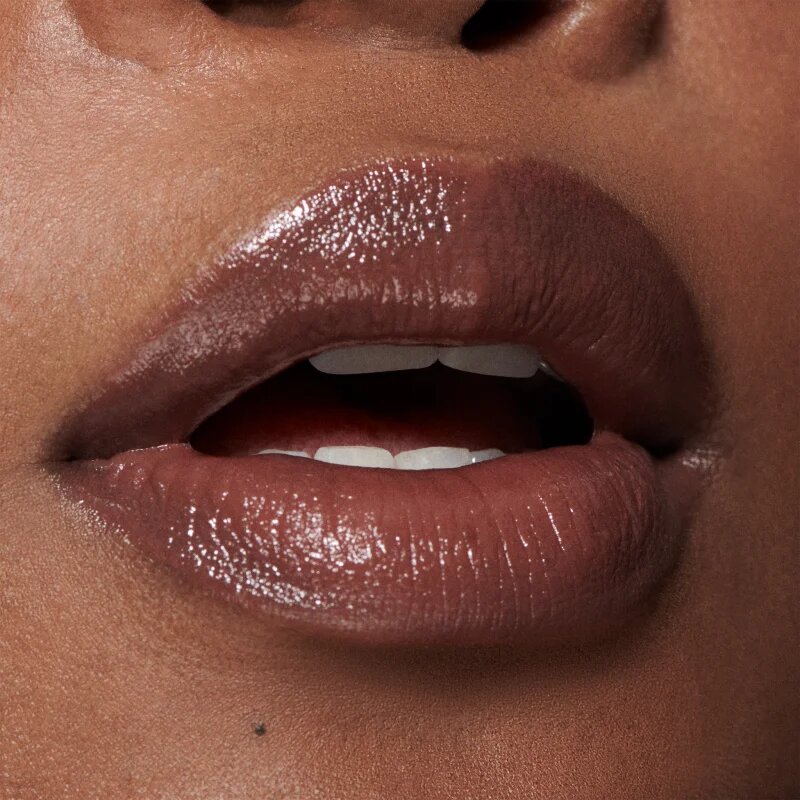 MAC Cosmetics Nudes Lustreglass Lipstick šminka z bleščečim finišem odtenek Signature Move 3 g