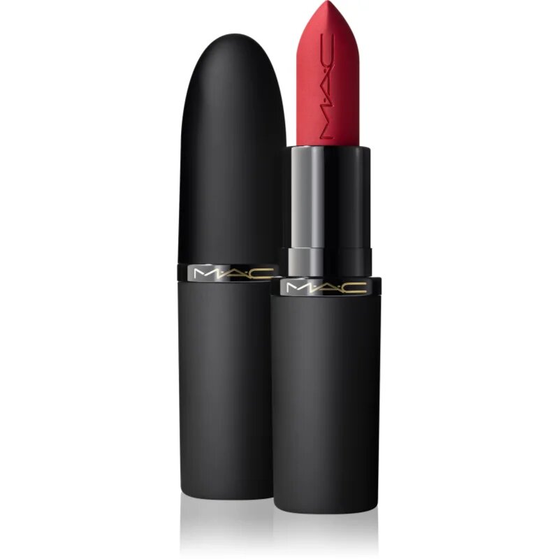 MAC Cosmetics Powder Kiss Hazy Matte matirajoča šminka odtenek Ruby New 3.5 g