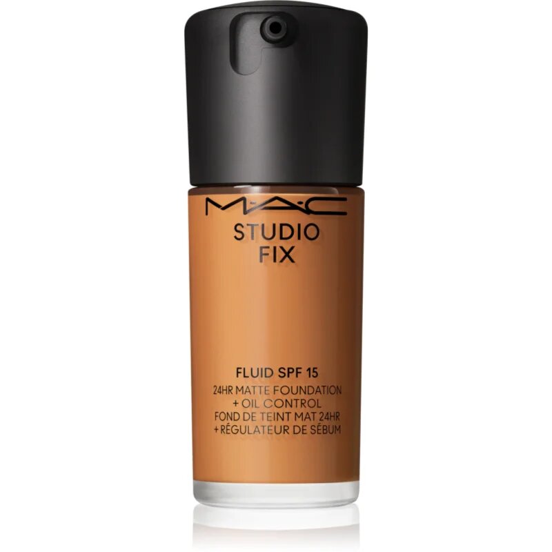 MAC Cosmetics Studio Fix Fluid SPF 15 24HR Matte Foundation + Oil Control matirajoči tekoči puder SPF 15 odtenek C8 30 ml