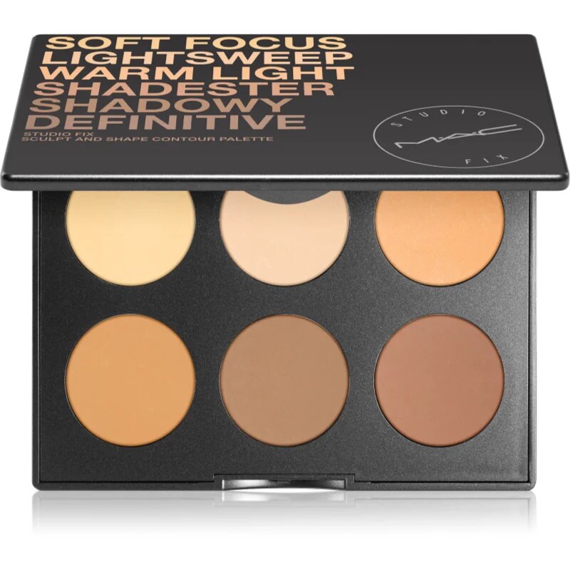 MAC Cosmetics Studio Fix Sculpt and Shape Contour Palette paleta za konture obraza Medium Dark / Dark 14.4 g
