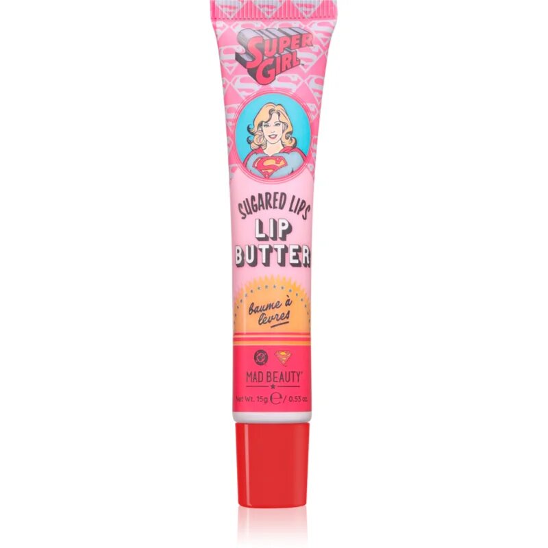 Mad Beauty DC Femme Power Supergirl globinsko hranilno maslo za ustnice 15 g