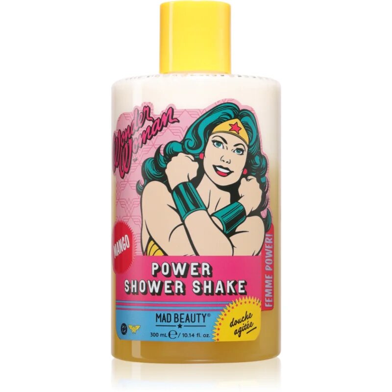 Mad Beauty DC Femme Power Wonder Woman vlažilen gel za prhanje 300 ml