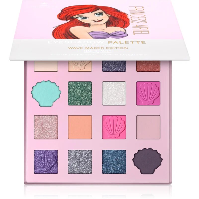 Mad Beauty Disney Princess Ariel paleta senčil za oči 19.8 g