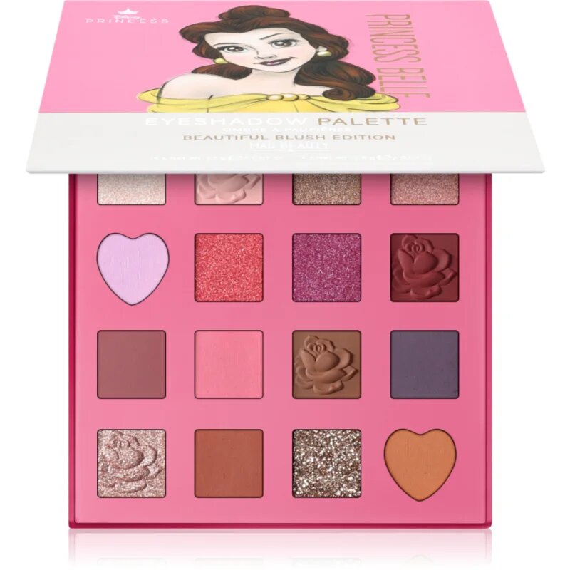 Mad Beauty Disney Princess Belle paleta senčil za oči 14x1.3 g
