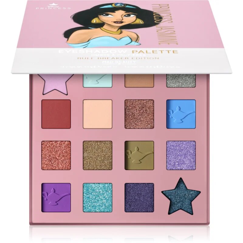 Mad Beauty Disney Princess Jasmine paleta senčil za oči 19.8 g