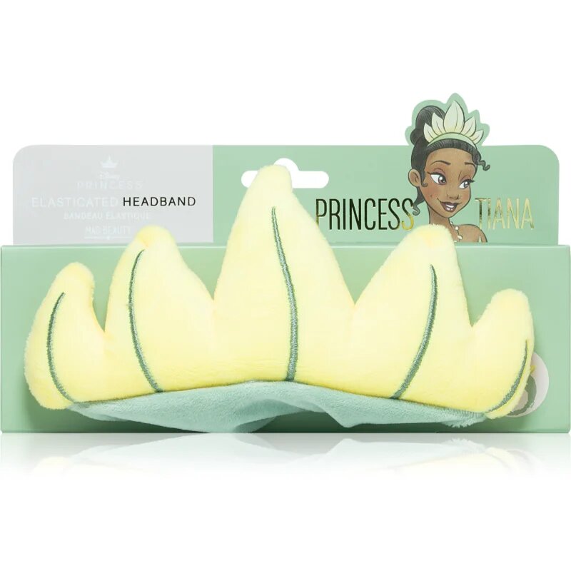 Mad Beauty Disney Princess Tiana kozmetični trak za glavo 1 kos