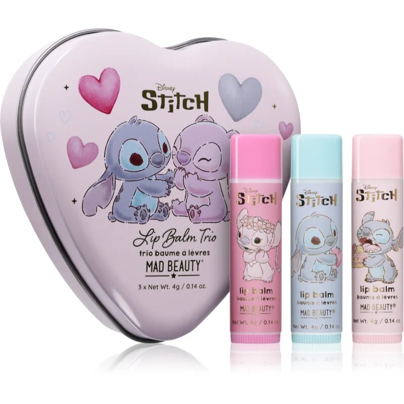 Mad Beauty Disney Stitch set balzamov za ustnice