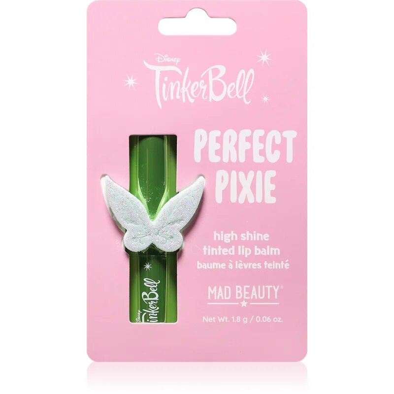 Mad Beauty Disney Tinker Bell tonirani balzam za ustnice za bleščeč sijaj 1.8 g