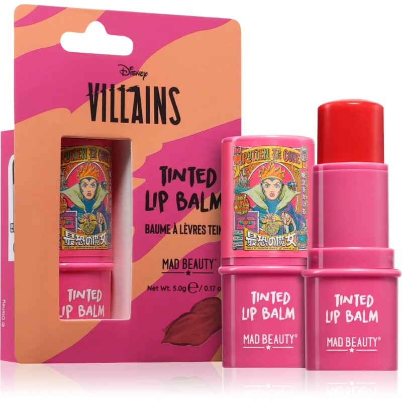 Mad Beauty Disney Villains Evil Queen tonirani balzam za ustnice 5 g