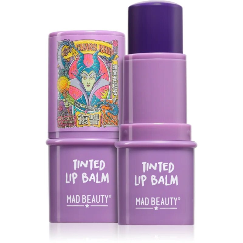 Mad Beauty Disney Villains Maleficent tonirani balzam za ustnice 5 g