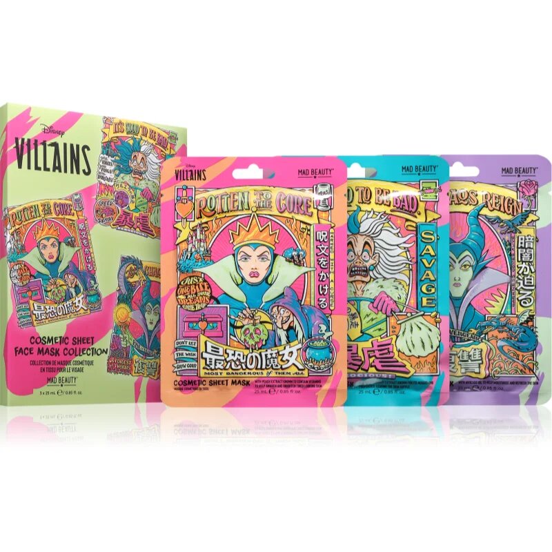 Mad Beauty Disney Villains set mask iz platna