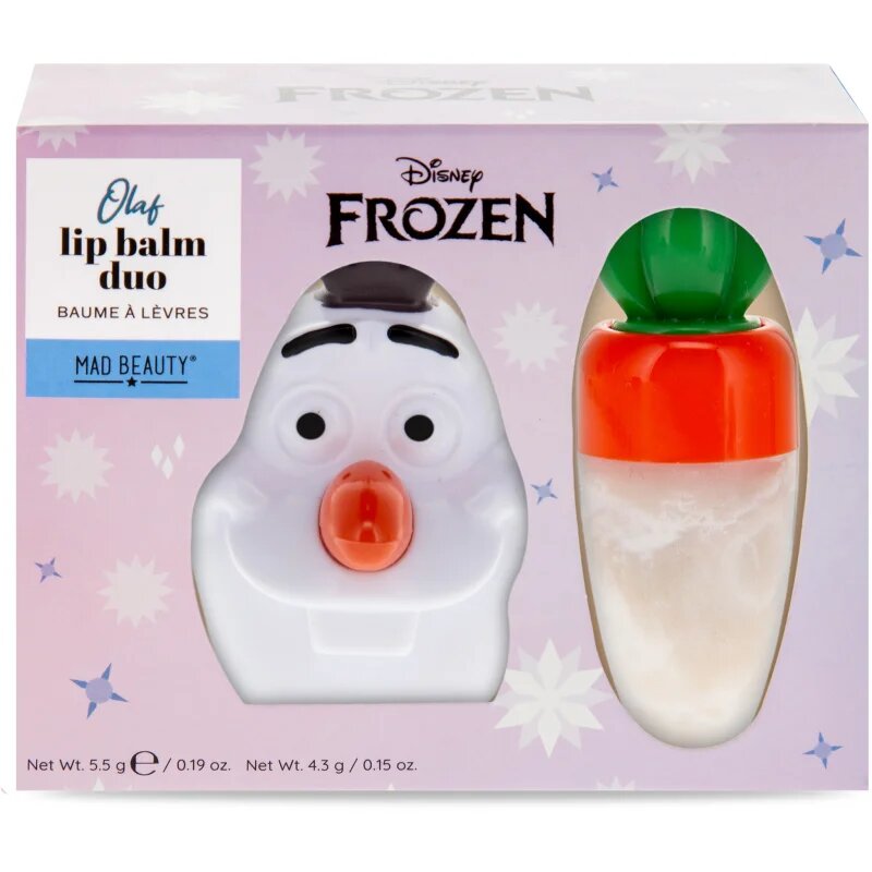 Mad Beauty Frozen Olaf balzam za ustnice duo