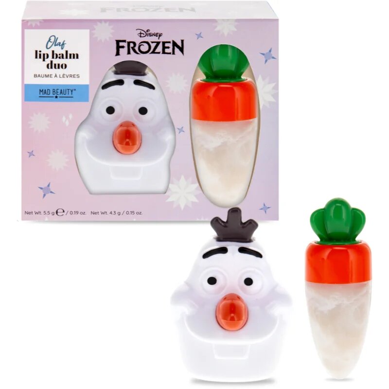 Mad Beauty Frozen Olaf balzam za ustnice duo