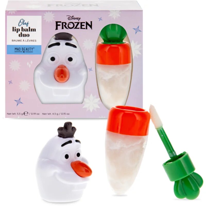 Mad Beauty Frozen Olaf balzam za ustnice duo