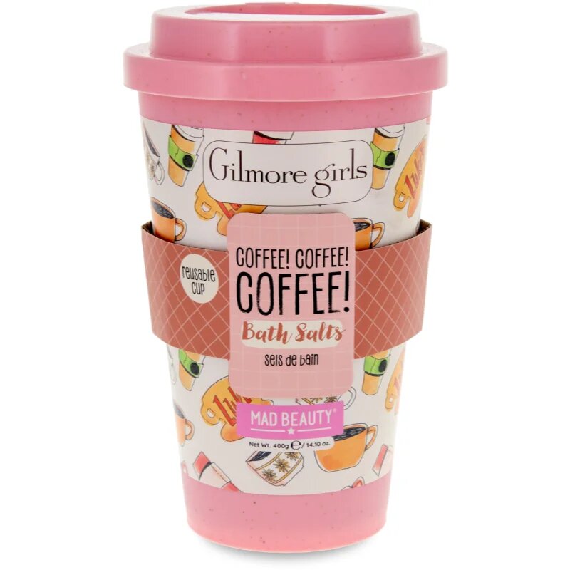 Mad Beauty Gilmore Girls sol za kopel dišave Peony & Cherry Blossom 400 g