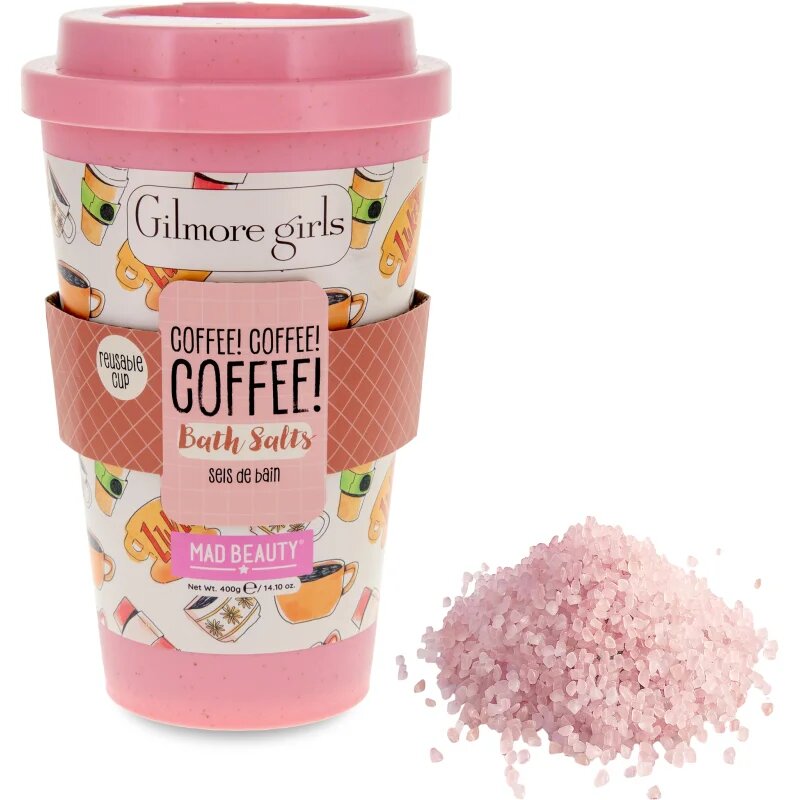 Mad Beauty Gilmore Girls sol za kopel dišave Peony & Cherry Blossom 400 g
