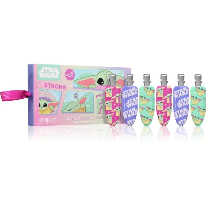 Mad Beauty Grogu Galaxy sponke za lase 6 kos