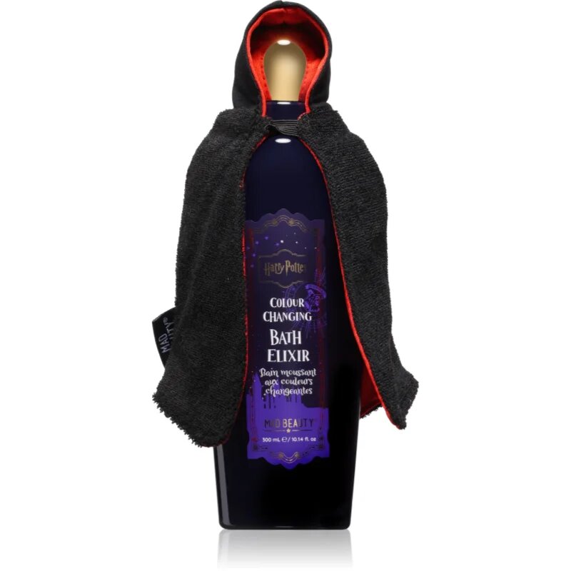 Mad Beauty Harry Potter Colour Changing Bath Elixir kopalna pena + krpa 300 ml
