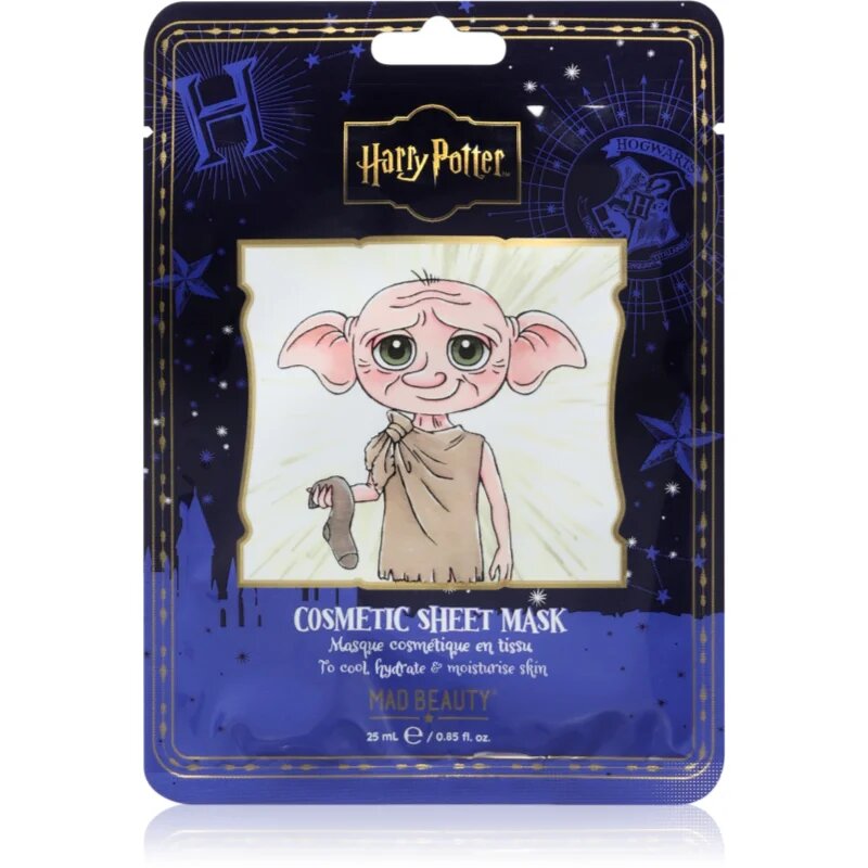 Mad Beauty Harry Potter Dobby maska iz platna z vlažilnim učinkom 25 ml
