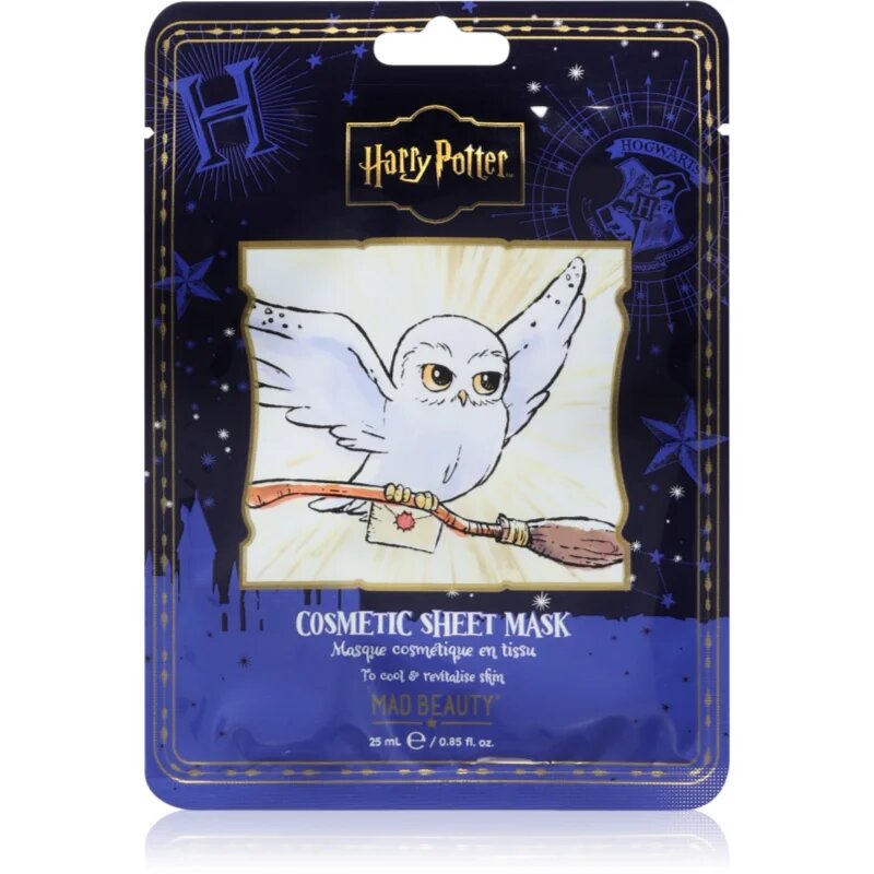 Mad Beauty Harry Potter Hedwig maska iz platna z aloe vero 25 ml