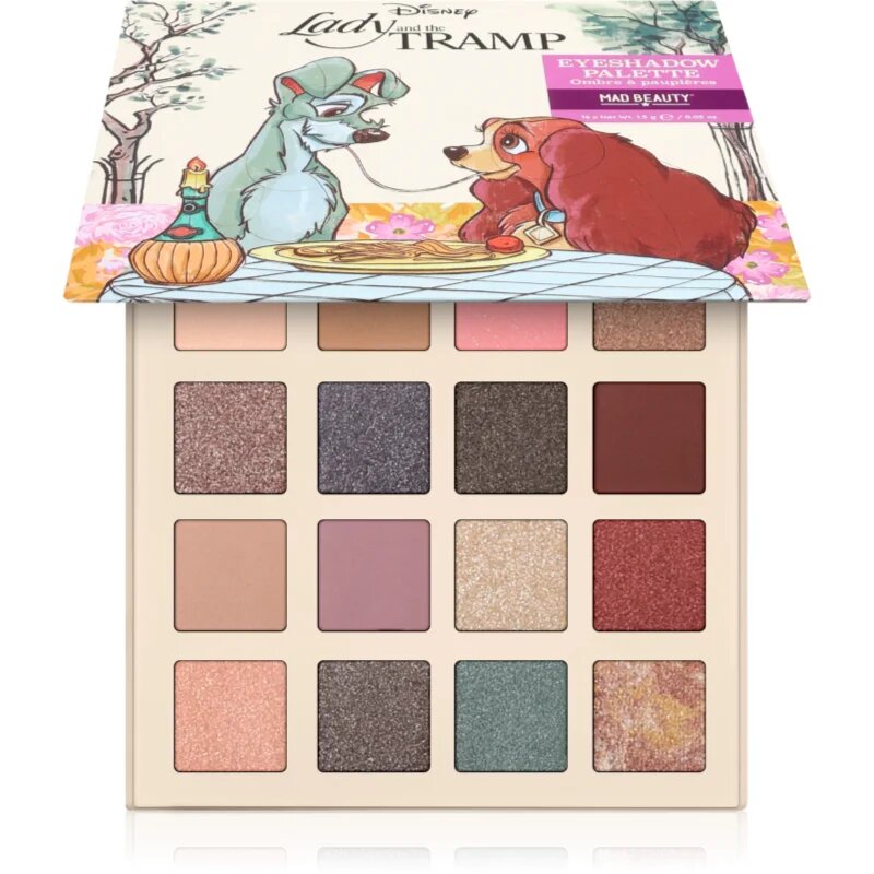 Mad Beauty Lady & The Tramp paleta senčil za oči 16x1.5 g