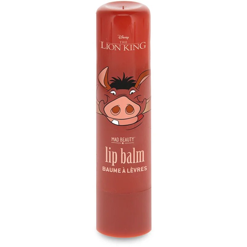 Mad Beauty Lion King Pumba vlažilni balzam za ustnice 4 g