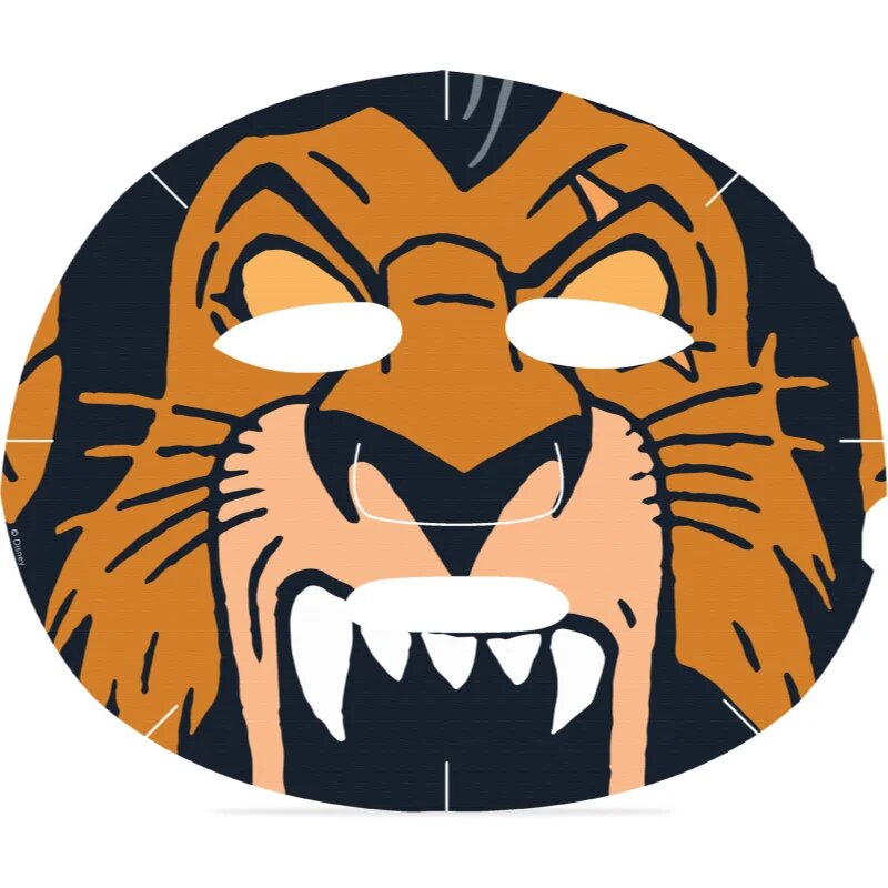 Mad Beauty Lion King Scar vlažilna tekstilna maska 25 ml