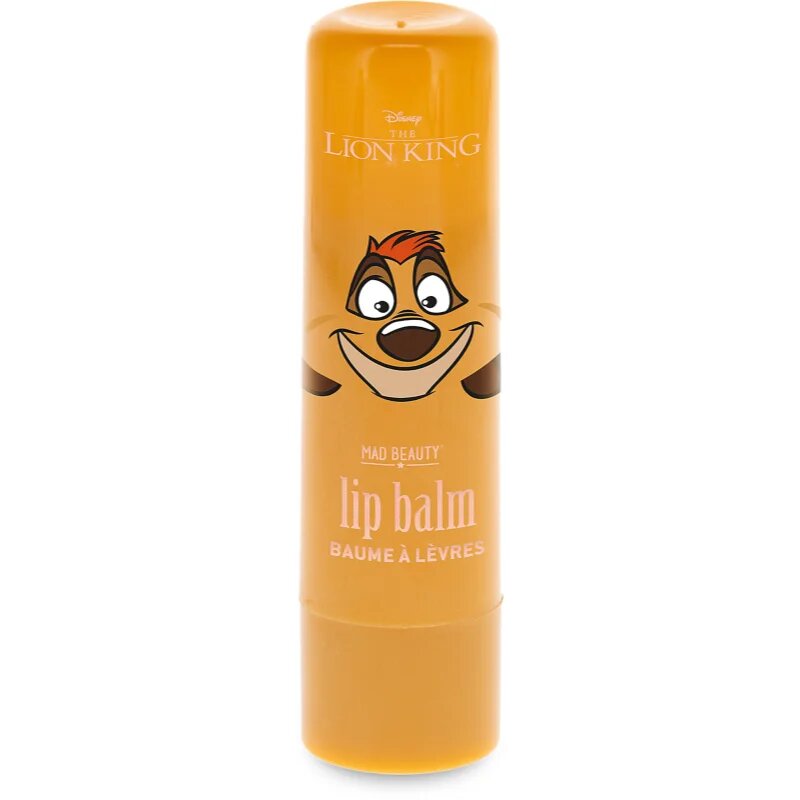 Mad Beauty Lion King Timon vlažilni balzam za ustnice 4 g