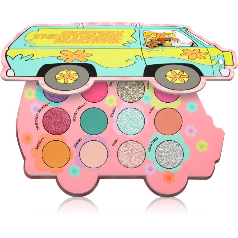 Mad Beauty Scooby Doo paleta senčil za oči 12x1.5 g