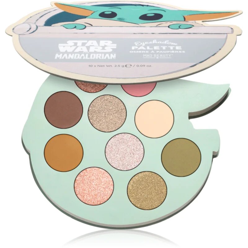 Mad Beauty Star Wars Grogu paleta senčil za oči 10x2.5 g