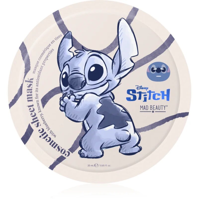 Mad Beauty Stitch Denim vlažilna tekstilna maska 25 ml