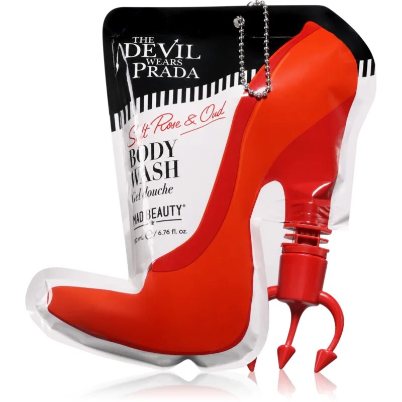 Mad Beauty The Devil Wears Prada parfumirani gel za prhanje dišave Soft Rose & Aud 200 ml