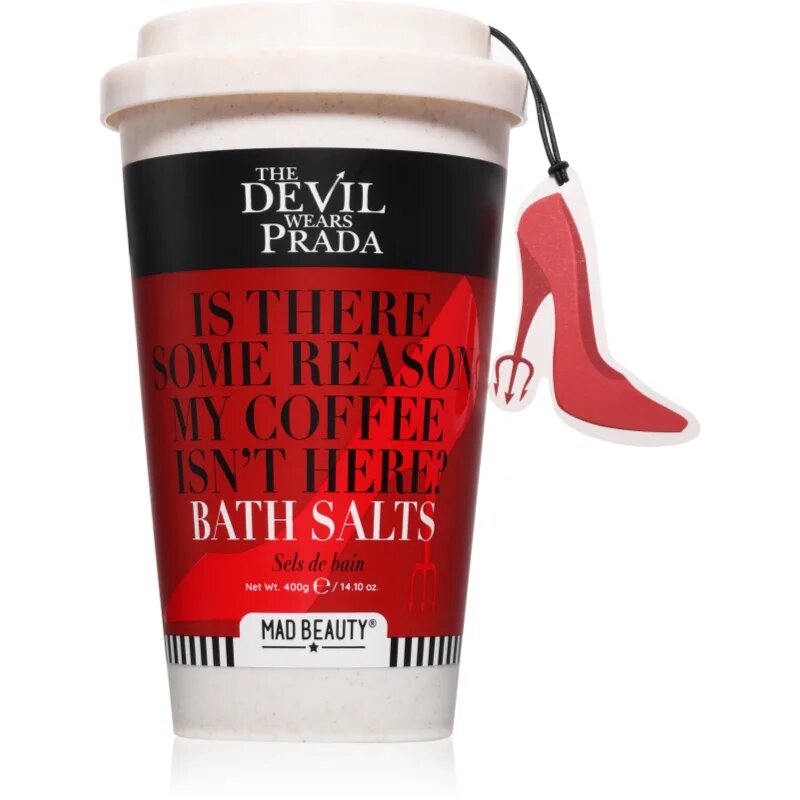 Mad Beauty The Devil Wears Prada relaksacijska sol za kopel 400 g