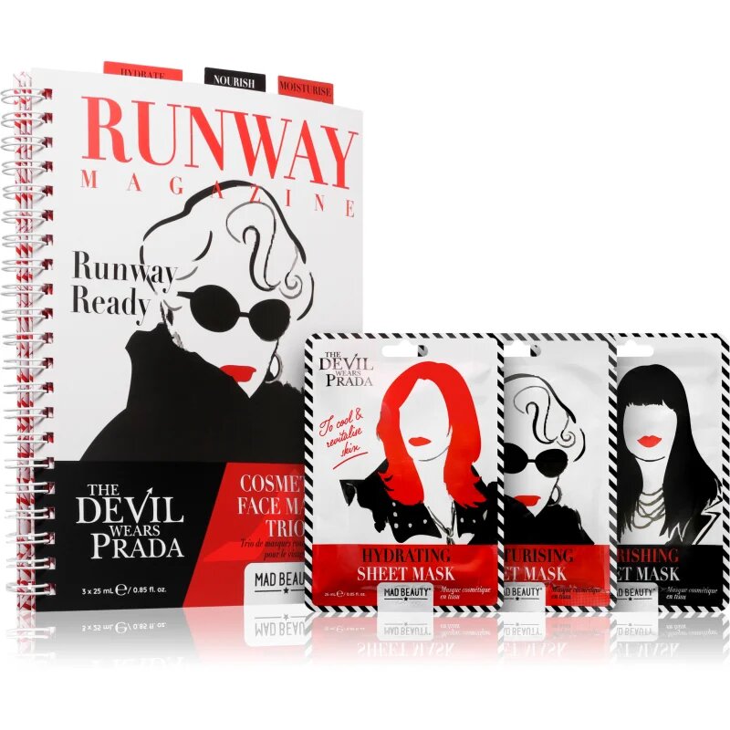 Mad Beauty The Devil Wears Prada set mask iz platna