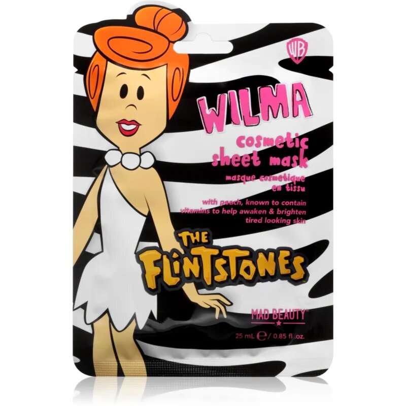Mad Beauty The Flinstones Wilma maska iz platna z antioksidacijskim učinkom 25 ml
