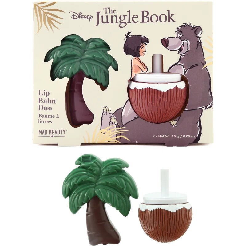 Mad Beauty The Jungle Book Lip Balm Duo balzam za ustnice 2x1.5 g