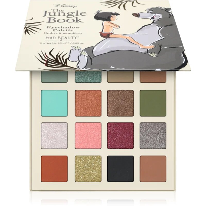 Mad Beauty The Jungle Book paleta senčil za oči 16x1.5 g