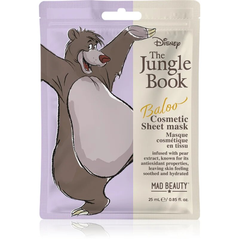 Mad Beauty The Jungle Book Sheet Mask - Baloo maska iz platna 25 ml