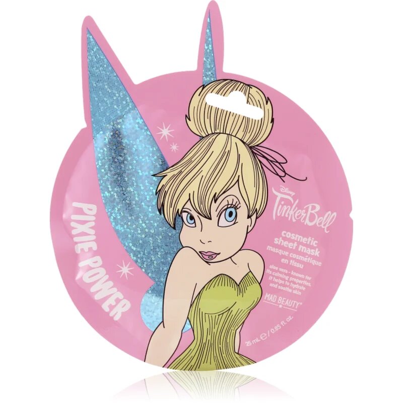 Mad Beauty Tinker Bell vlažilna tekstilna maska 1 kos