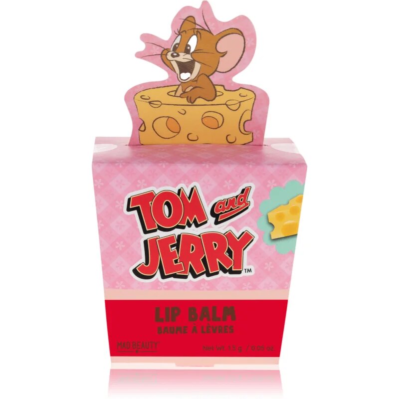 Mad Beauty Tom & Jerry Lip Balm vlažilni balzam za ustnice 4 g