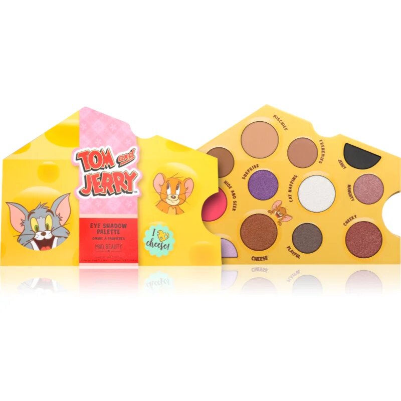 Mad Beauty Tom & Jerry paleta senčil za oči 22 g