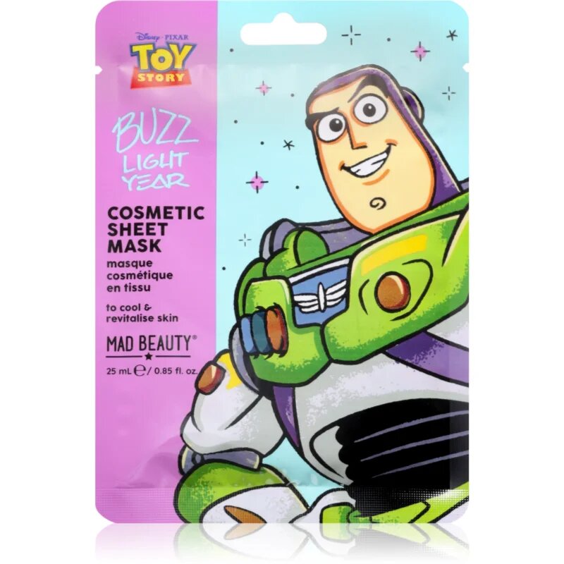 Mad Beauty Toy Story Cosmetic Face Mask maska iz platna Buzz 25 ml