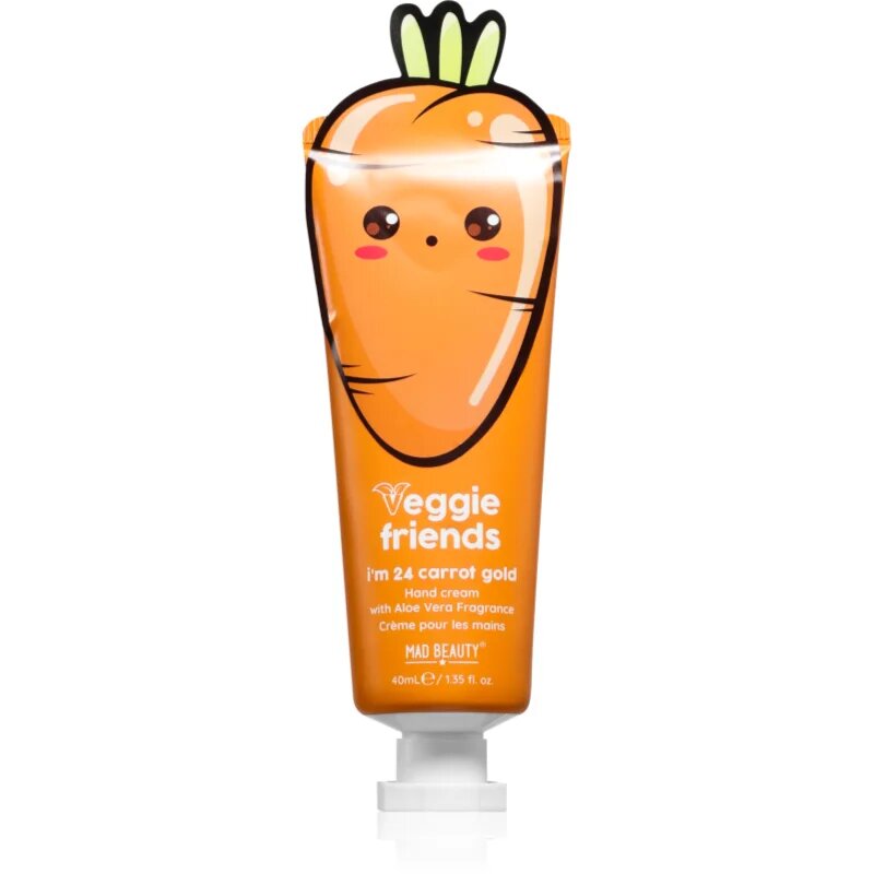 Mad Beauty Veggie Friends Carrot vlažilna krema za roke 40 ml