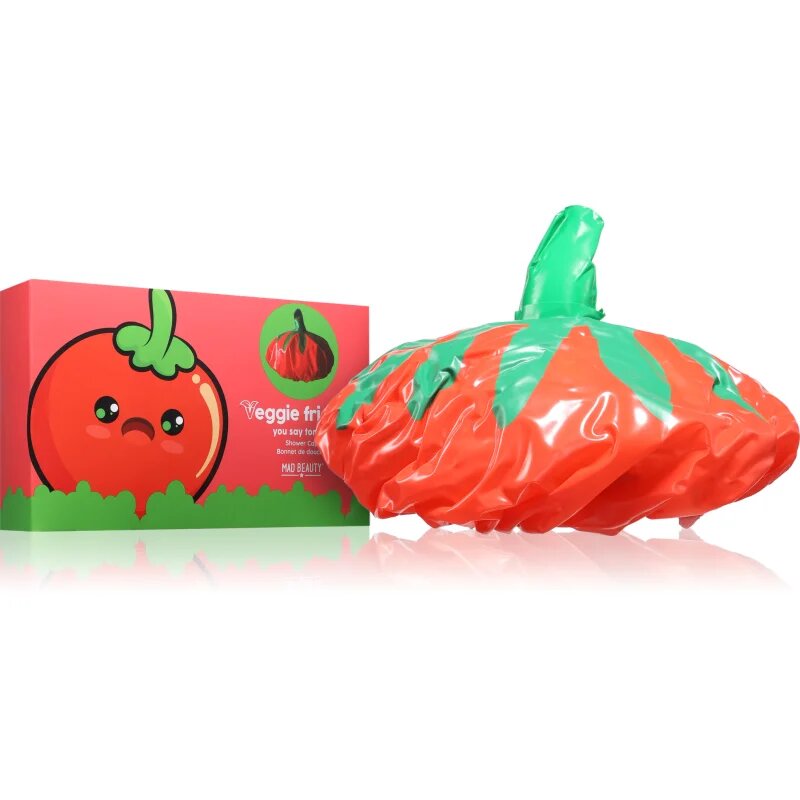 Mad Beauty Veggie Friends Tomato kapa za tuš 1 kos